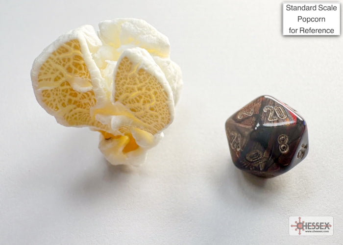 Chessex Scarab Blue Blood/Gold Mini-hedral Dice Set