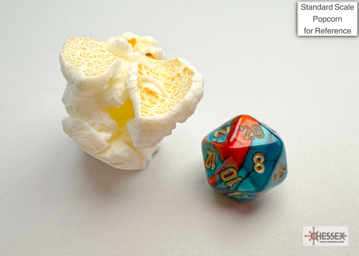 Chessex Gemini Red-Teal/Gold Mini-hedral Dice Set