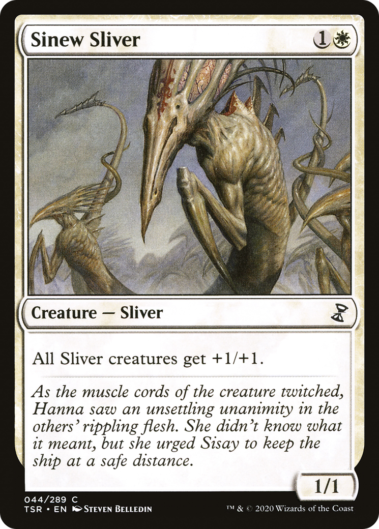 Sinew Sliver (044) Foil - Time Spiral Remastered