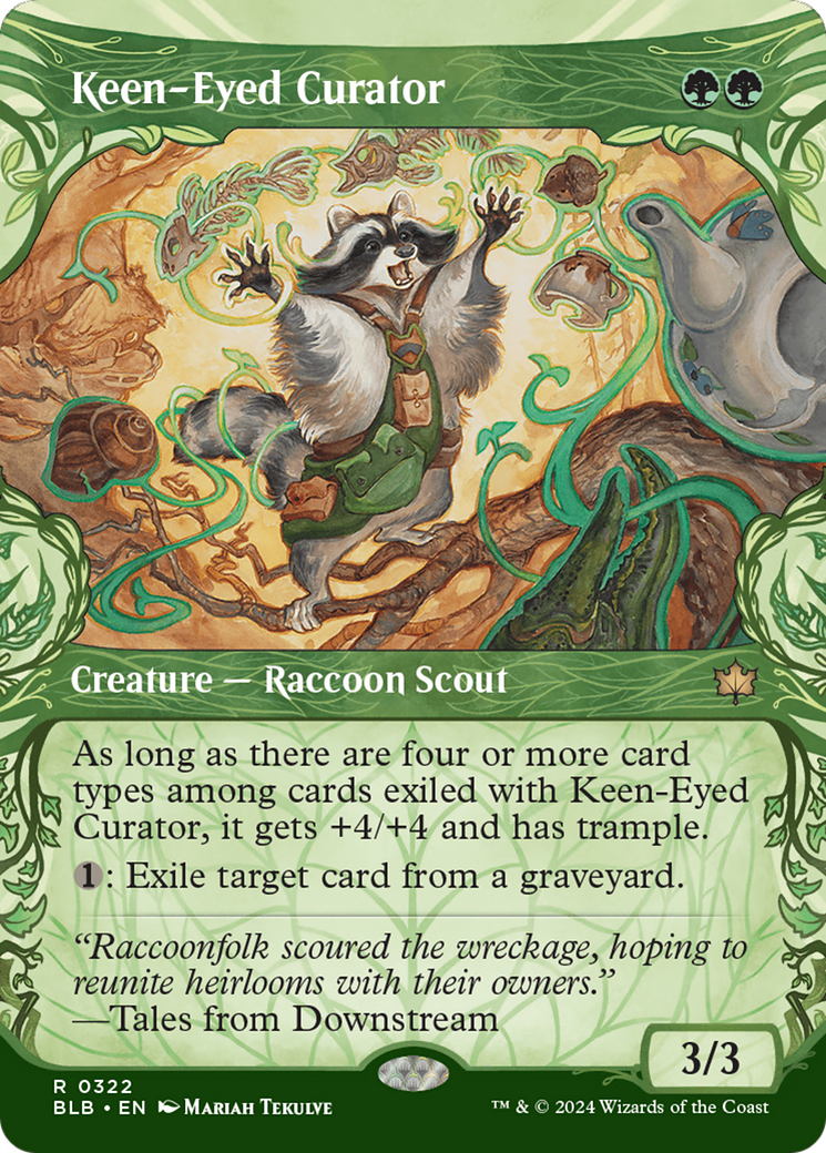 Keen-Eyed Curator (Showcase) (322) - Bloomburrow