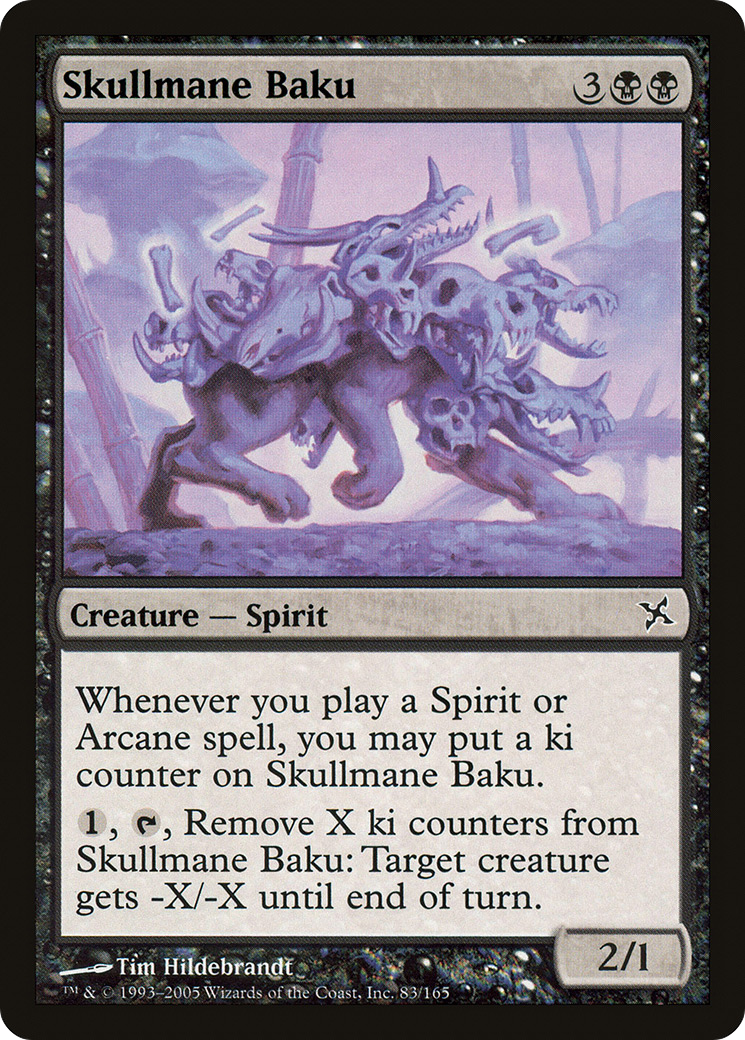 Skullmane Baku (083) Foil - Betrayers of Kamigawa