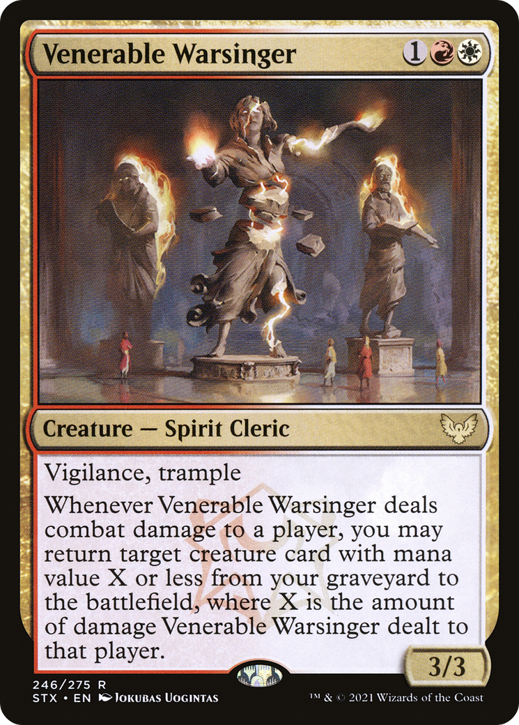 Venerable Warsinger (246) Foil - Strixhaven: School of Mages