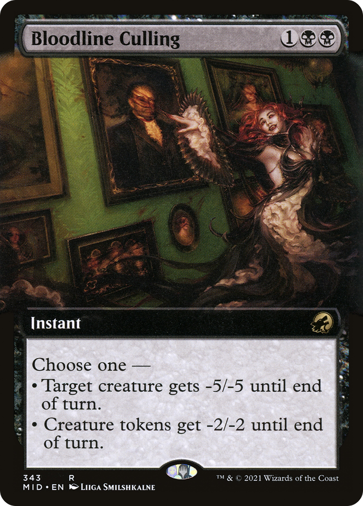 Bloodline Culling (Extended Art) (343) - Innistrad: Midnight Hunt