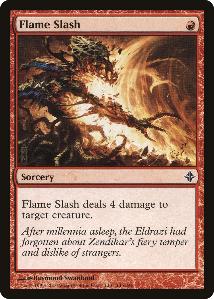 Flame Slash (145) - Rise of the Eldrazi