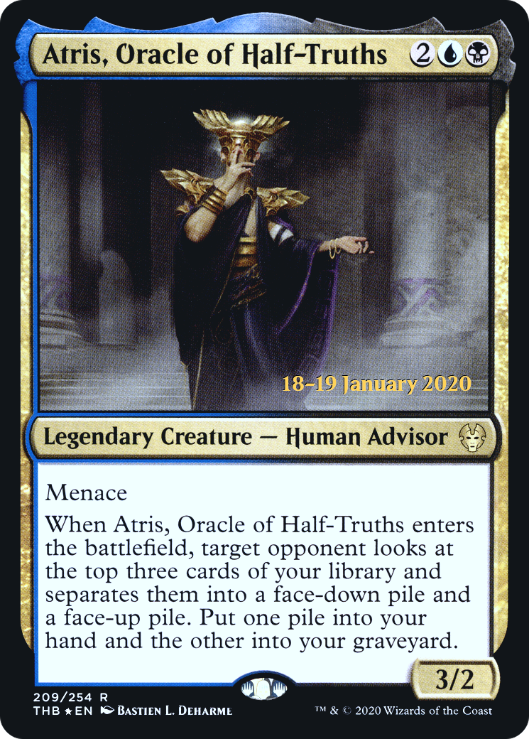 Atris, Oracle of Half-Truths (209) Foil - Theros Beyond Death Promos