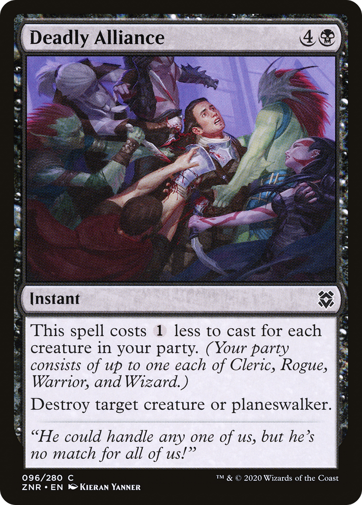 Deadly Alliance (096) Foil - Zendikar Rising