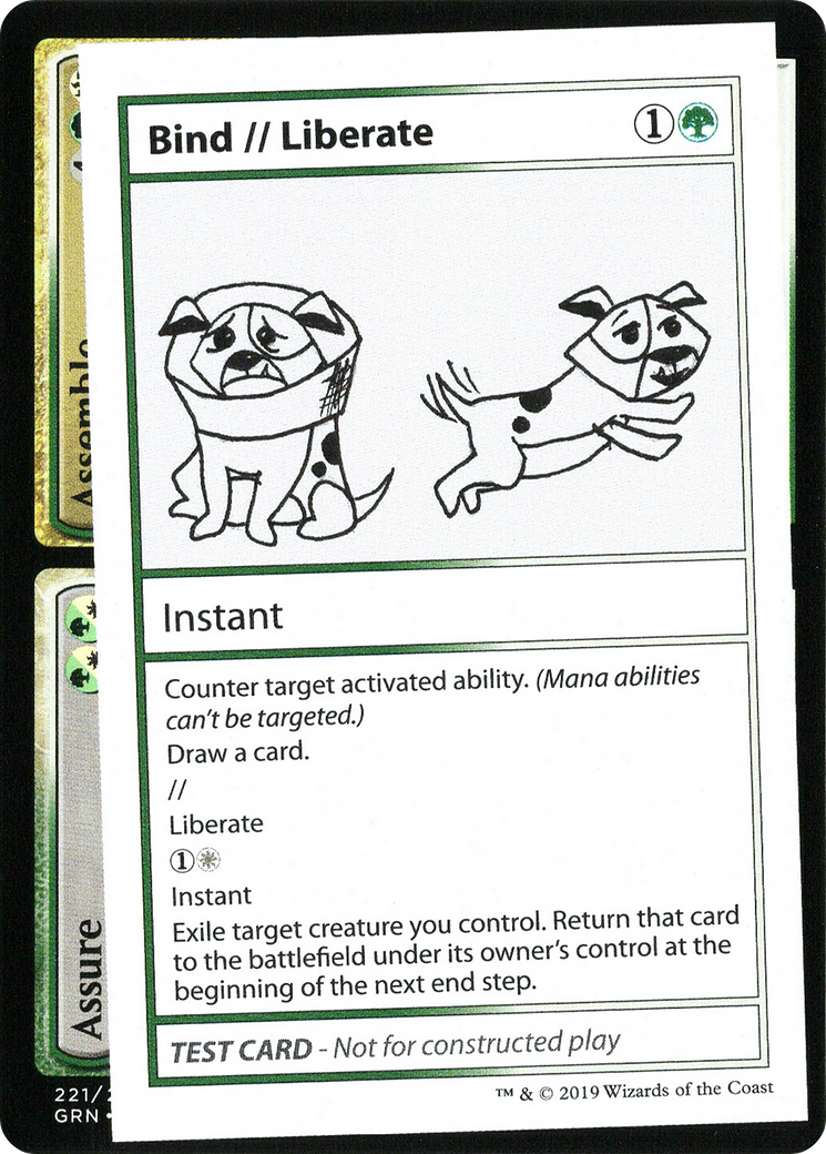 Bind // Liberate (088) - Mystery Booster Playtest Cards 2021
