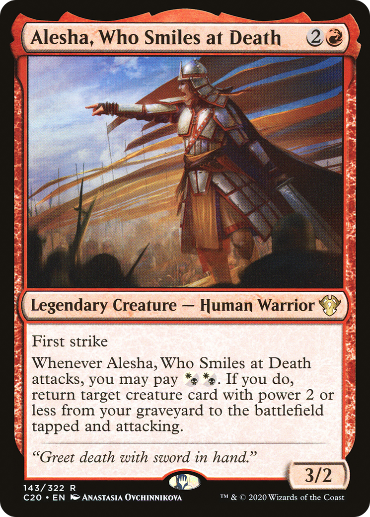 Alesha, Who Smiles at Death (143) - Commander 2020