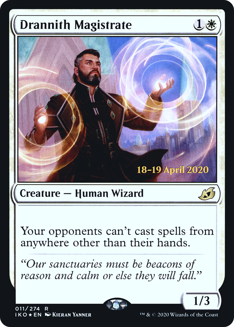 Drannith Magistrate (11s) Foil - Ikoria: Lair of Behemoths Promos