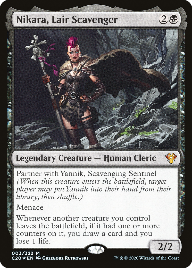 Nikara, Lair Scavenger (003) - Commander 2020