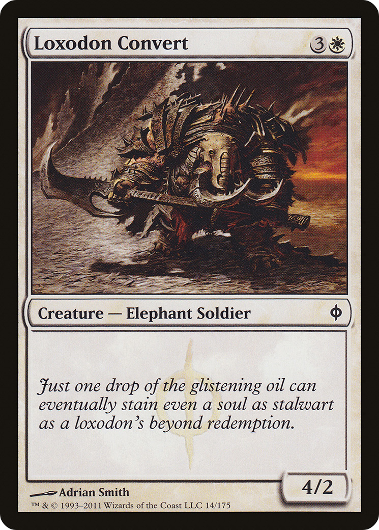 Loxodon Convert (014) Foil - New Phyrexia