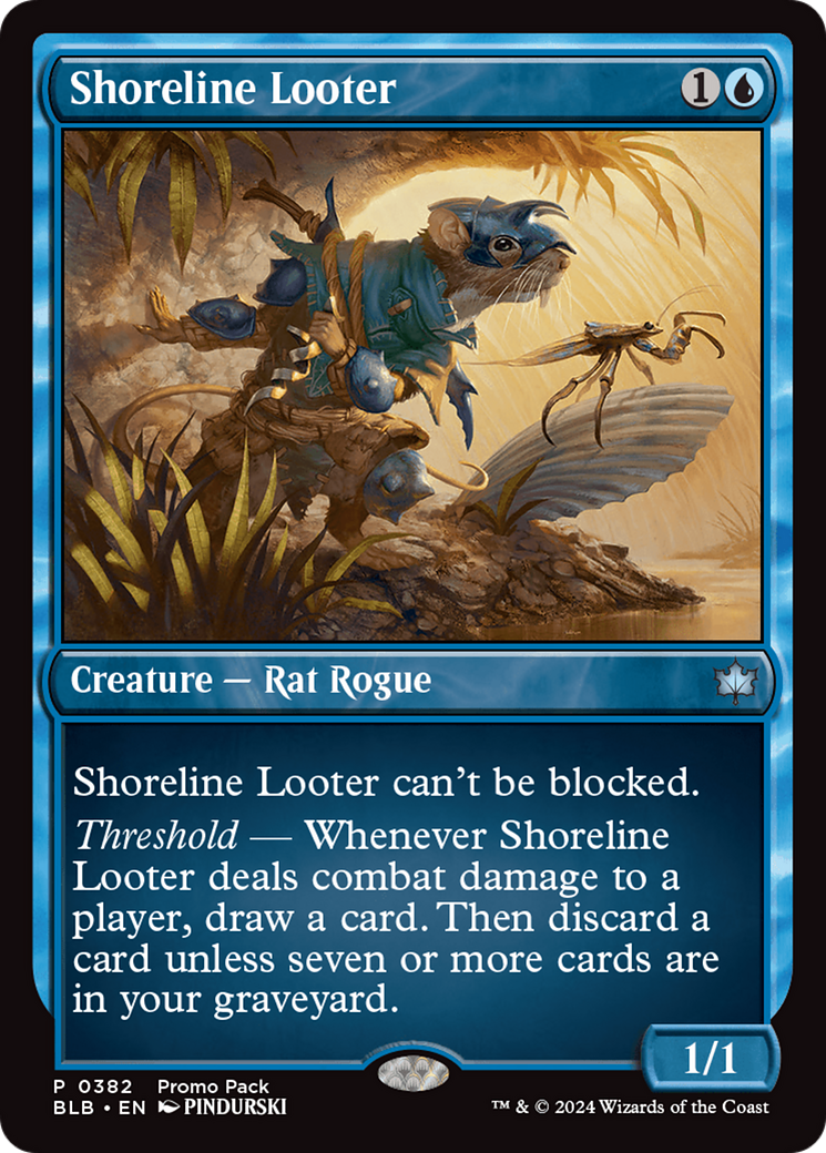 Shoreline Looter (382) Foil - Bloomburrow