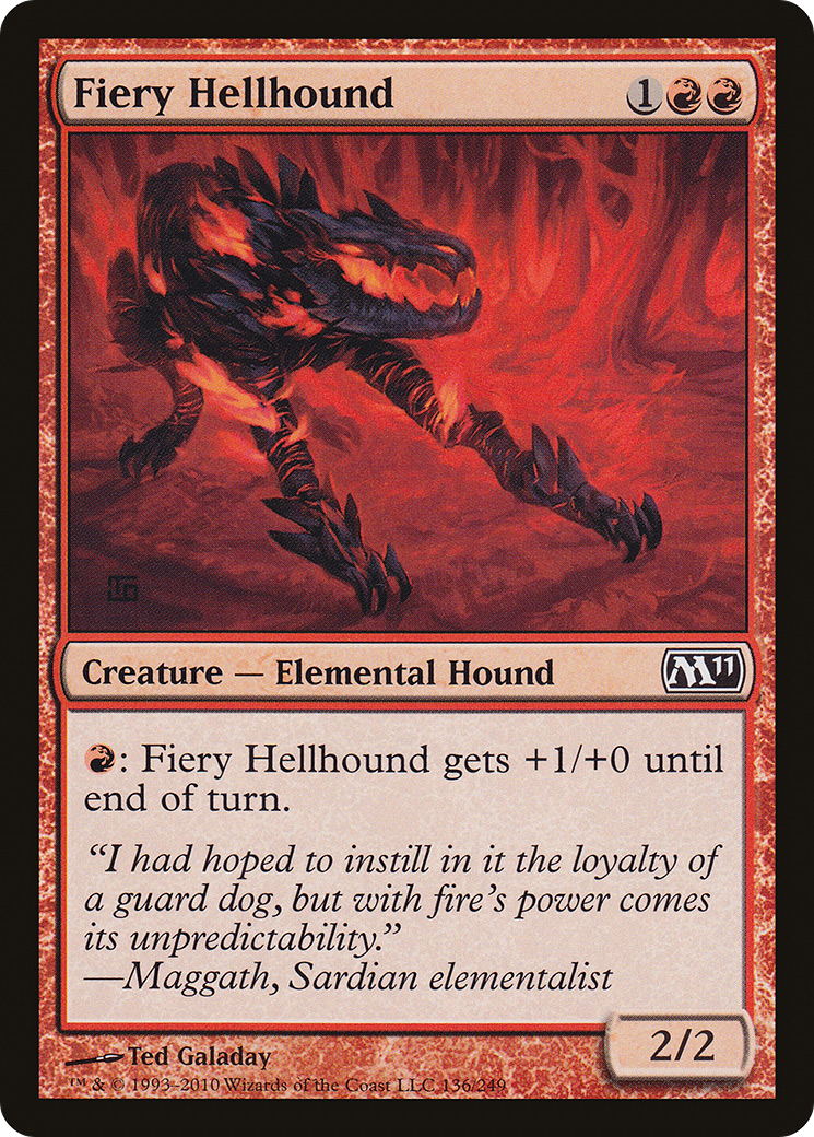 Fiery Hellhound (136) - Magic 2011