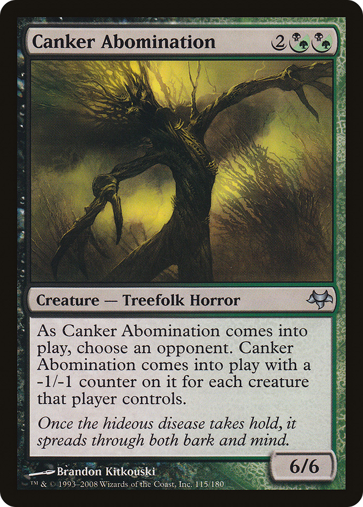 Canker Abomination (115) Foil - Eventide
