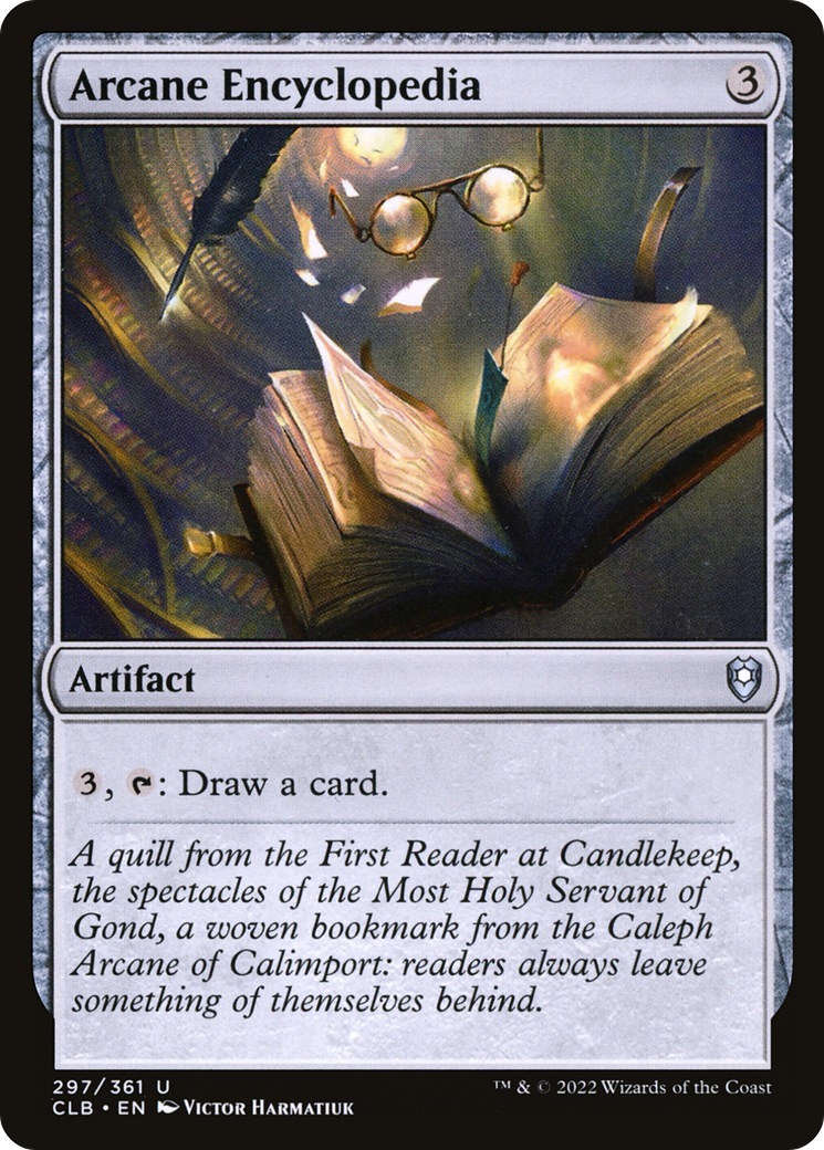 Arcane Encyclopedia (297) - Commander Legends: Battle for Baldur's Gate