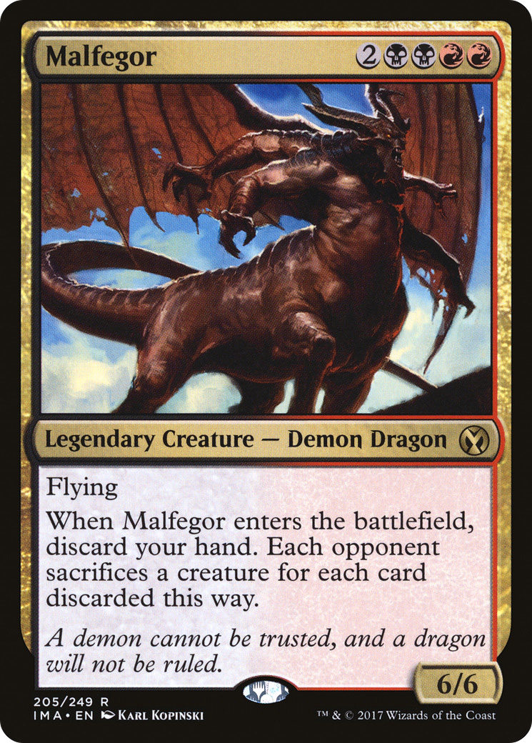 Malfegor (205) - Iconic Masters