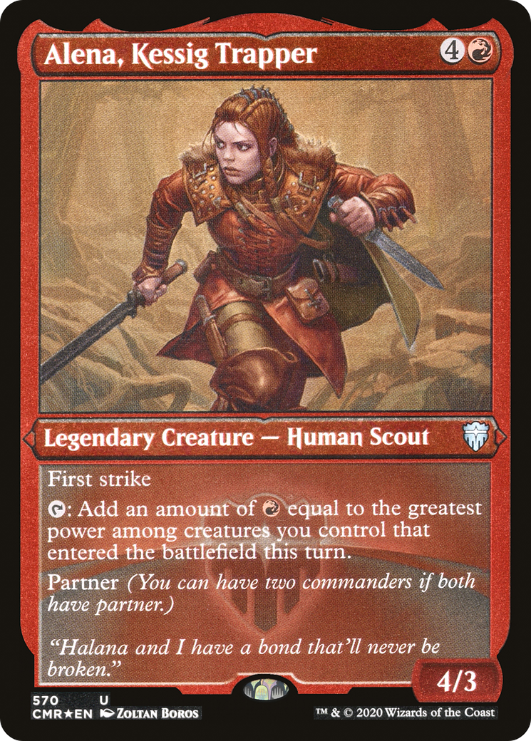 Alena, Kessig Trapper (570) Foil - Commander Legends