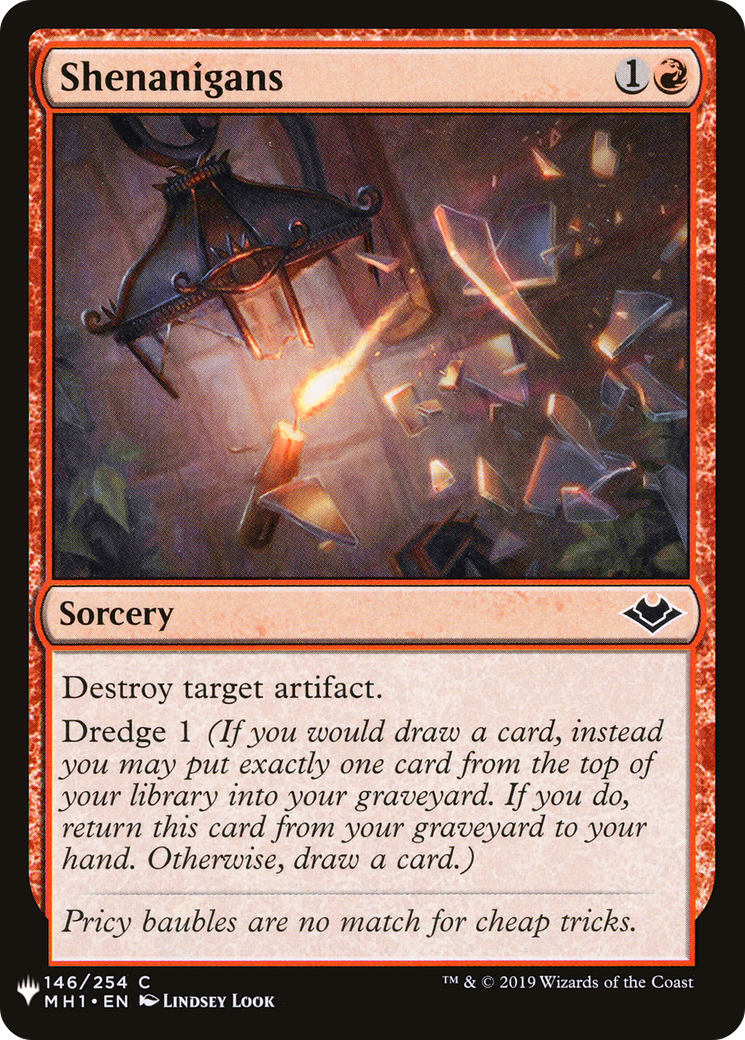 Shenanigans (MH1-146) - The List