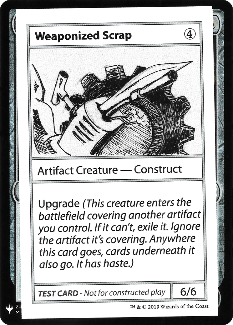 Weaponized Scrap - Mystery Booster Playtest Cards 2019