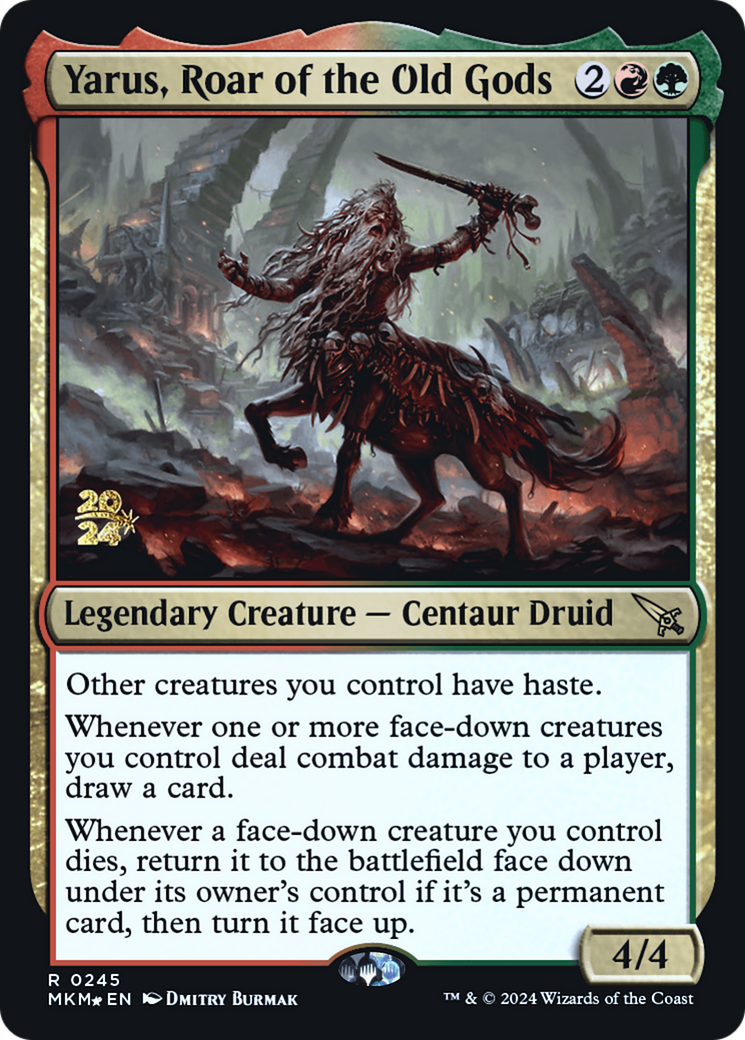 Yarus, Roar of the Old Gods (245) Foil - Murders at Karlov Manor Promos