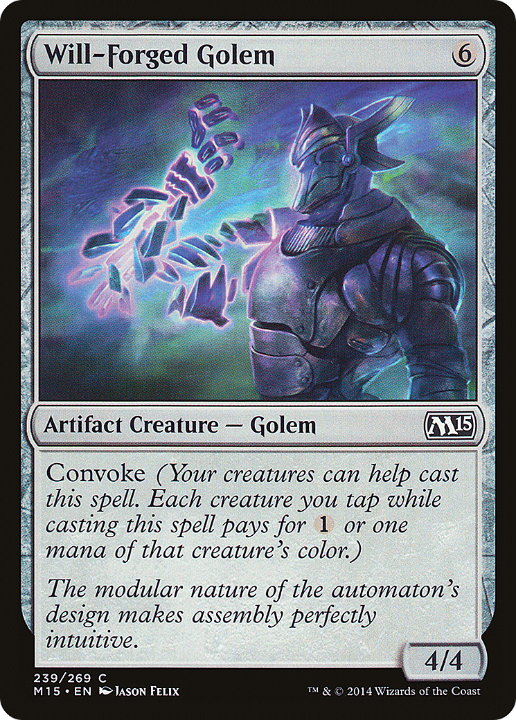 Will-Forged Golem (239) Foil - Magic 2015