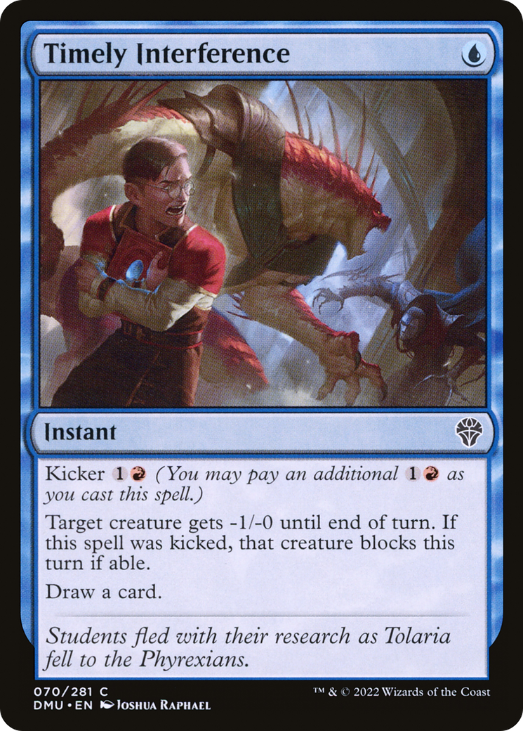 Timely Interference (070) Foil - Dominaria United