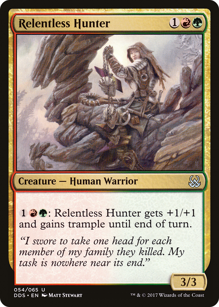 Relentless Hunter (054) - Duel Decks: Mind vs. Might