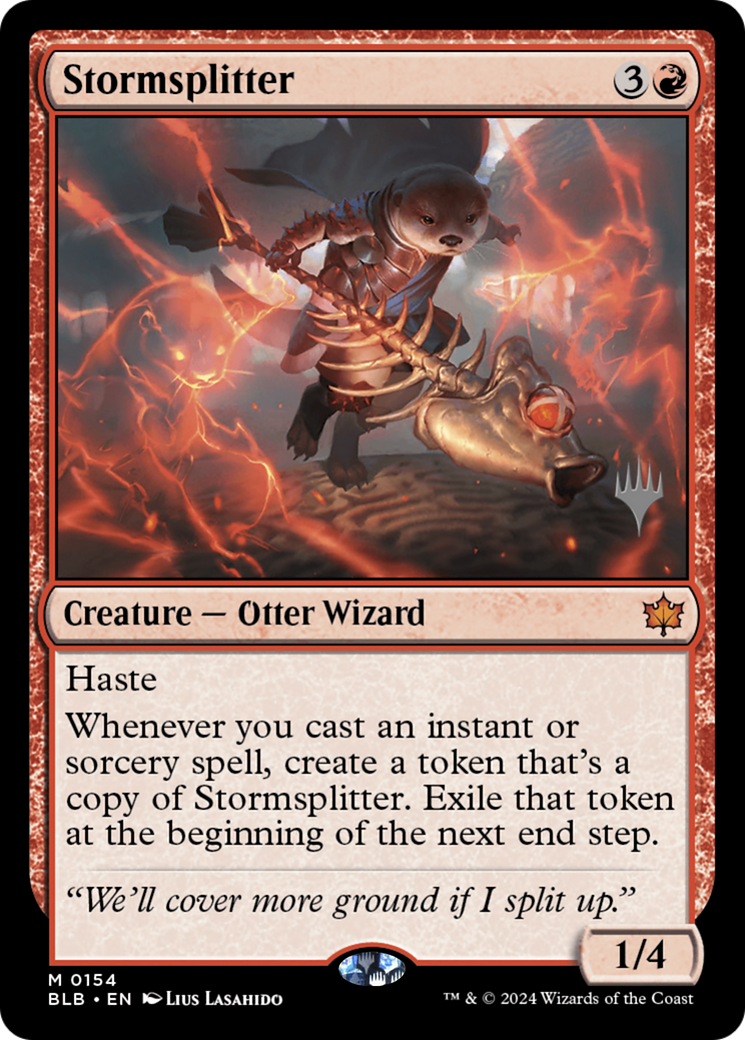 Stormsplitter (154) - Bloomburrow Promos