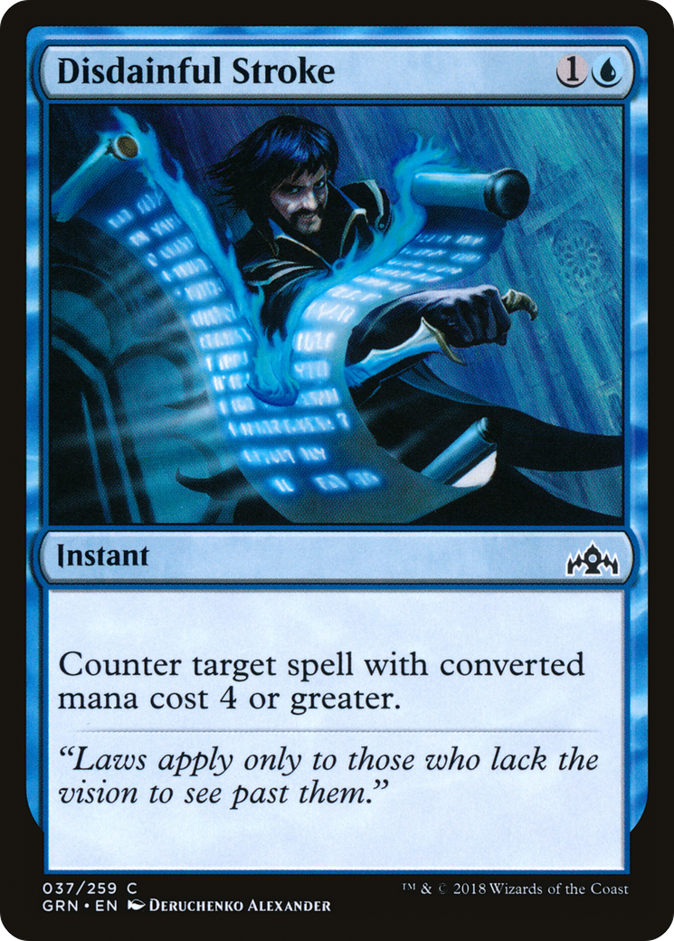 Disdainful Stroke (037) Foil - Guilds of Ravnica