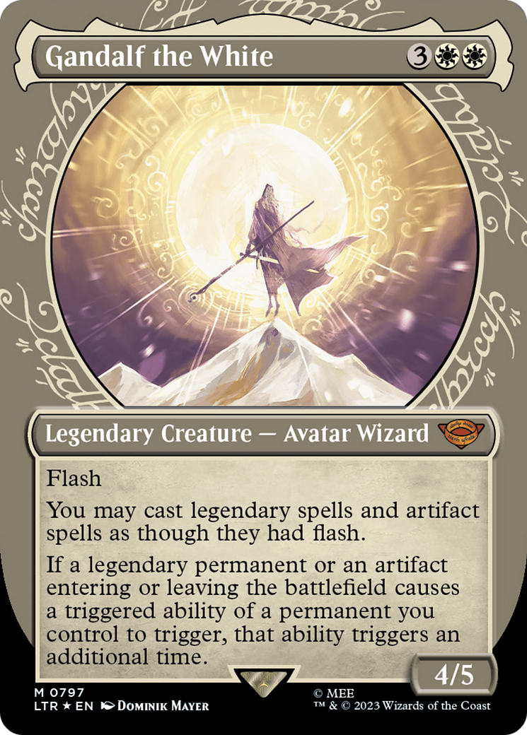 Gandalf the White (Showcase) (797) Foil - The Lord of the Rings: Tales of Middle-earth