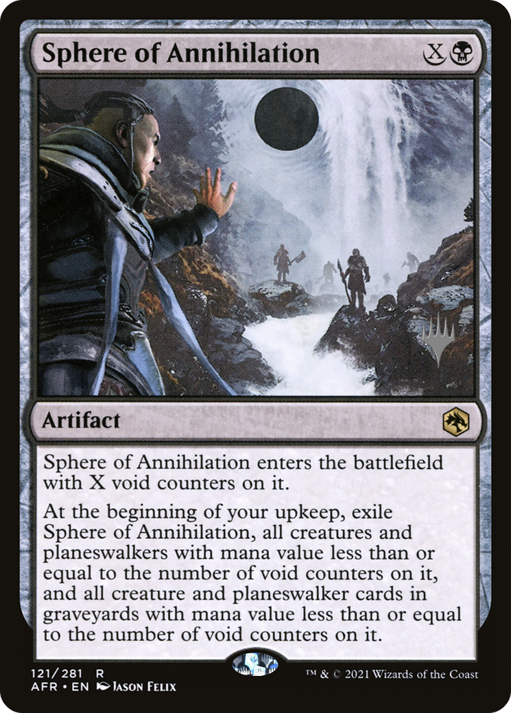 Sphere of Annihilation (121) Foil - Adventures in the Forgotten Realms Promos