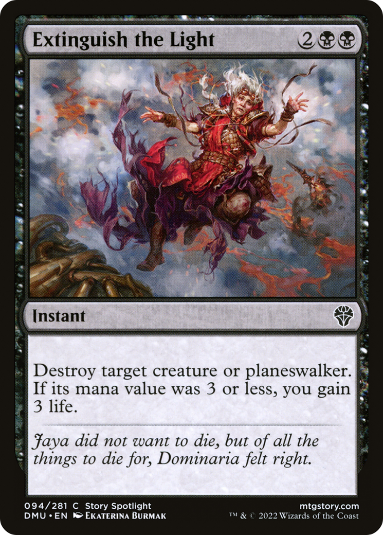 Extinguish the Light (094) Foil - Dominaria United