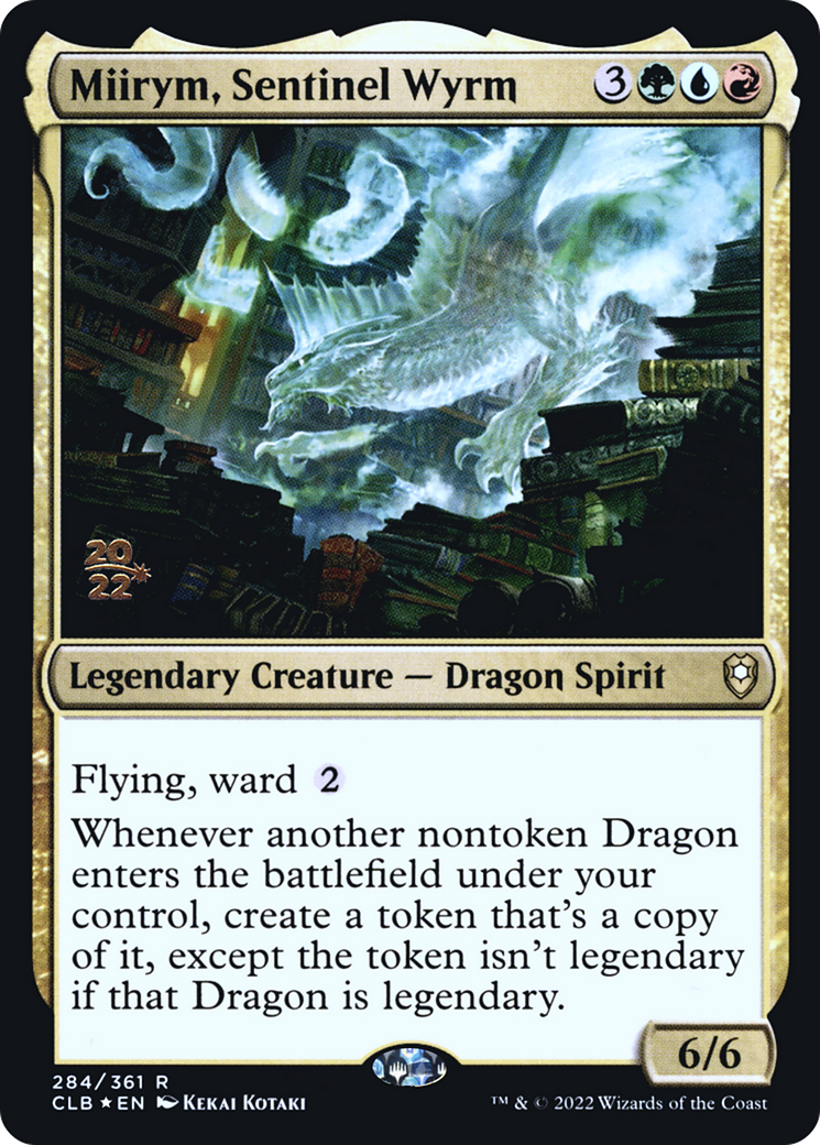 Miirym, Sentinel Wyrm (284s) Foil - Battle for Baldur's Gate Promos