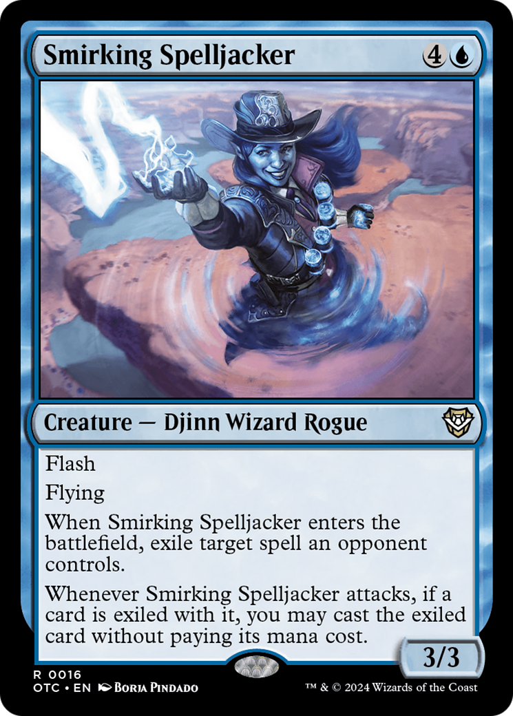 Smirking Spelljacker (016) - Outlaws of Thunder Junction Commander