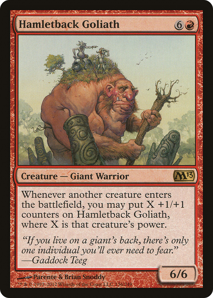Hamletback Goliath (136) Foil - Magic 2013