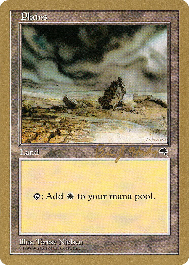 Plains (Rocks) - 1998 Brian Hacker (TMP) (Retro) - World Championship Decks 1998
