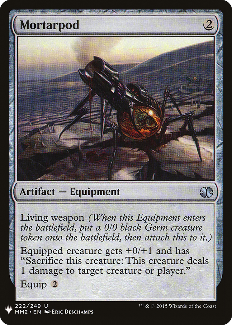 Mortarpod (MM2-222) - The List