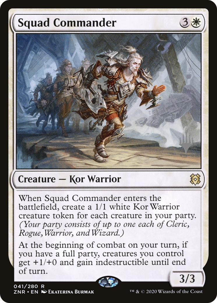 Squad Commander (41p) - Zendikar Rising Promos