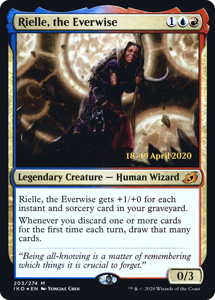 Rielle, the Everwise (203s) Foil - Ikoria: Lair of Behemoths Promos