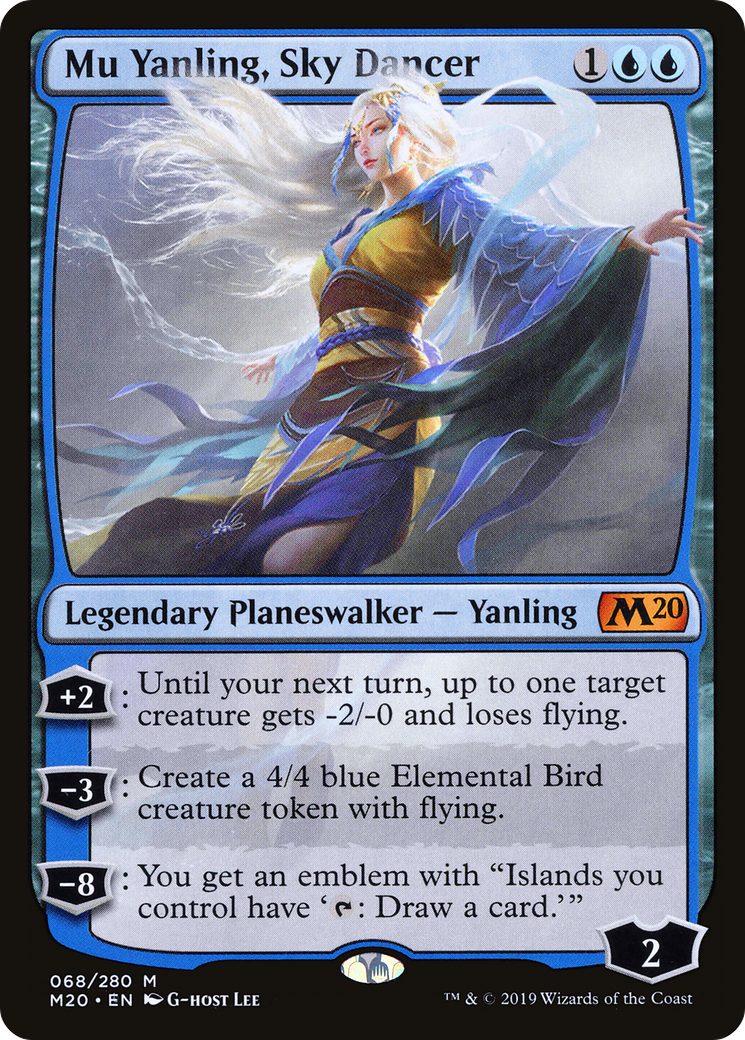 Mu Yanling, Sky Dancer (068) Foil - Core Set 2020