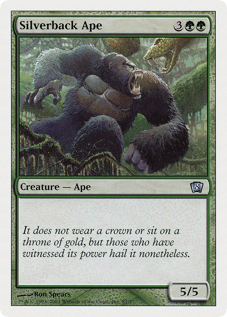 Silverback Ape (0S7) - Eighth Edition