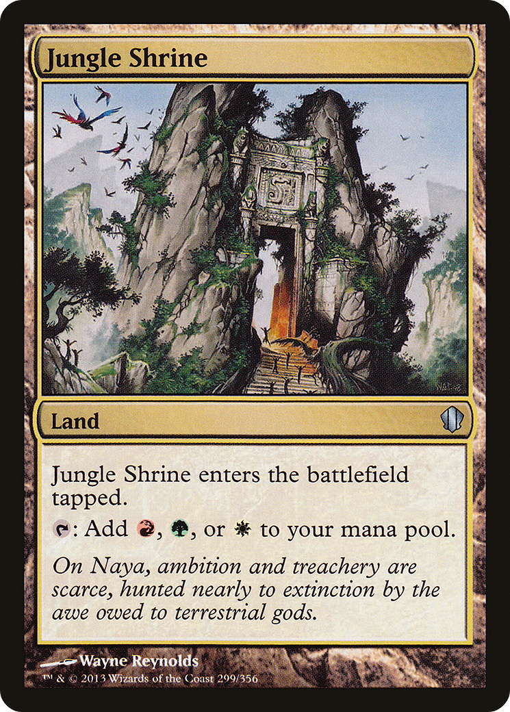 Jungle Shrine (299) - Commander 2013