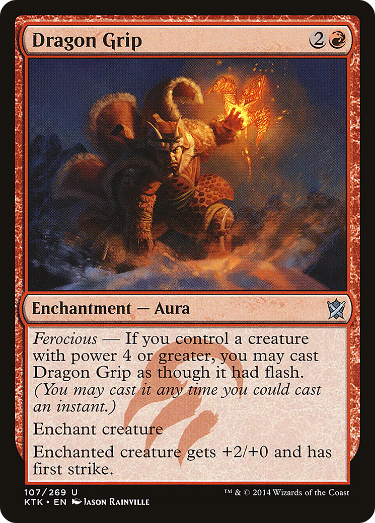 Dragon Grip (107) - Khans of Tarkir