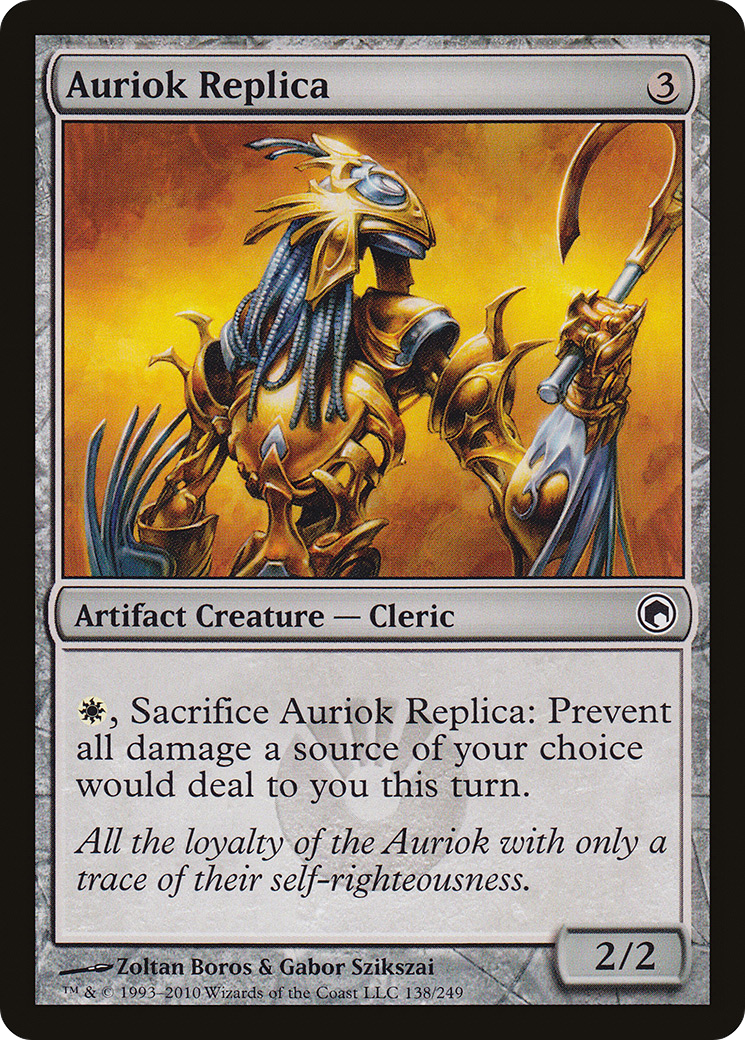 Auriok Replica (138) Foil - Scars of Mirrodin