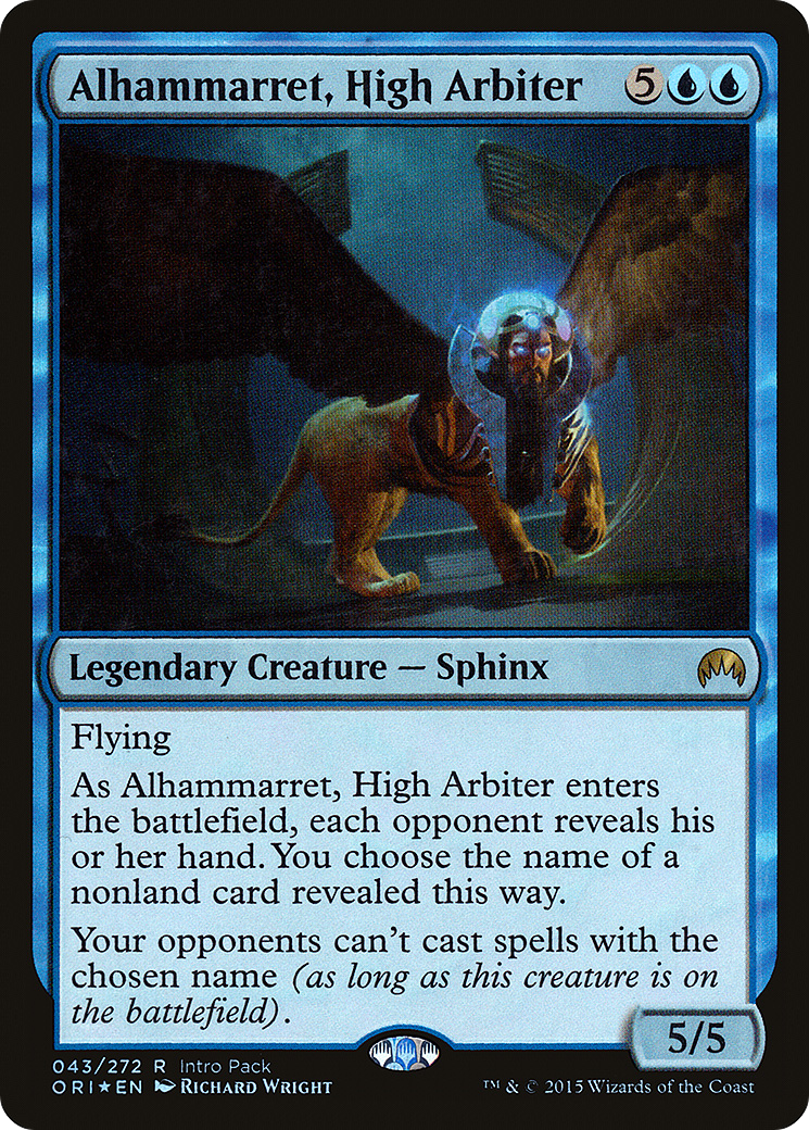 Alhammarret, High Arbiter (043) Foil - Magic Origins Promos