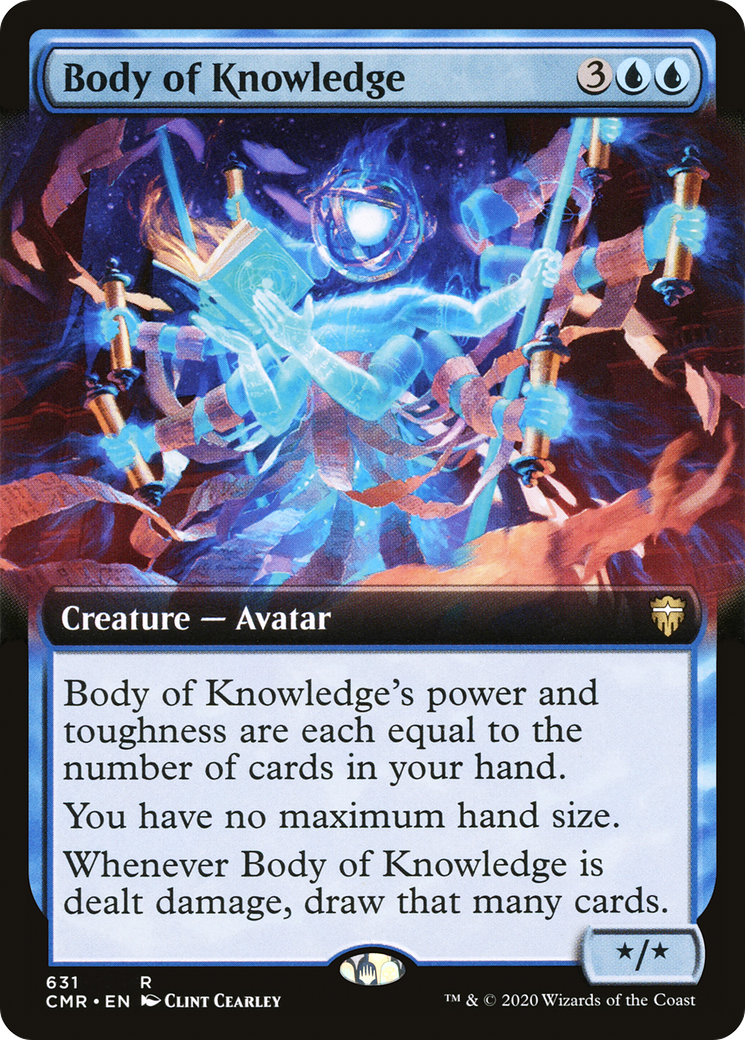 Body of Knowledge (Extended Art) (631) - Commander Legends