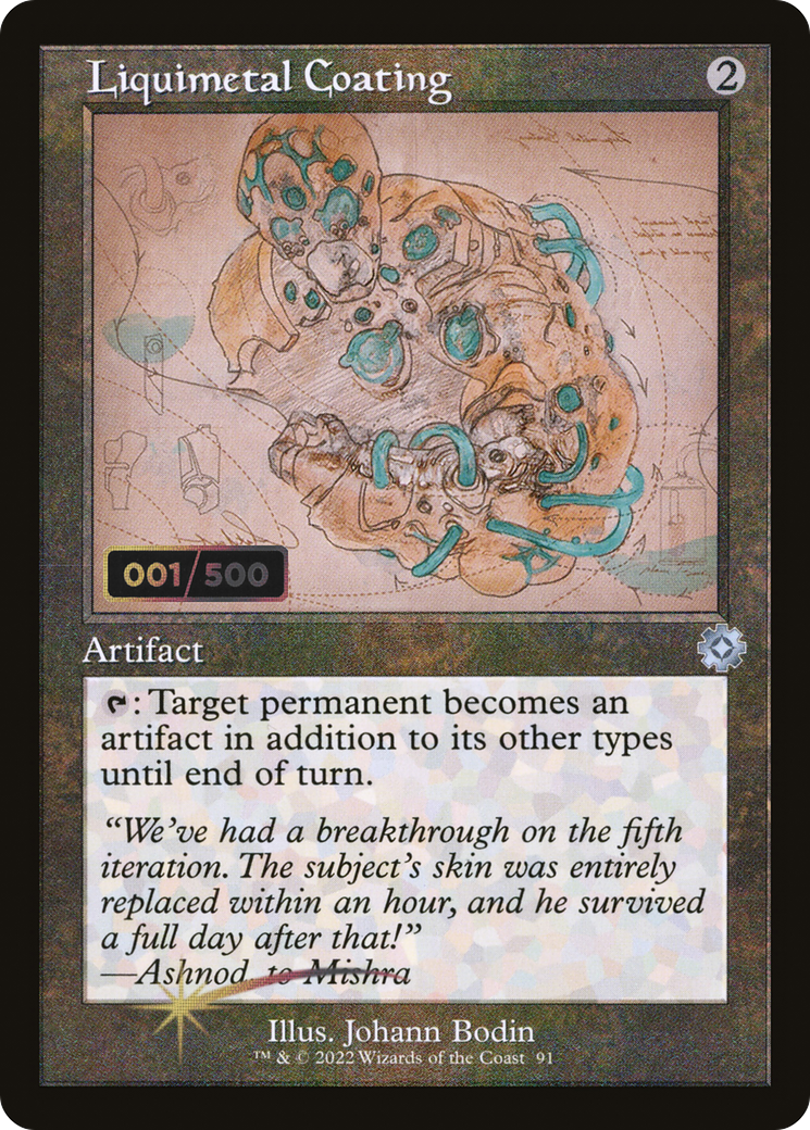 Liquimetal Coating (Retro) (91z) Foil - The Brothers' War Retro Artifacts