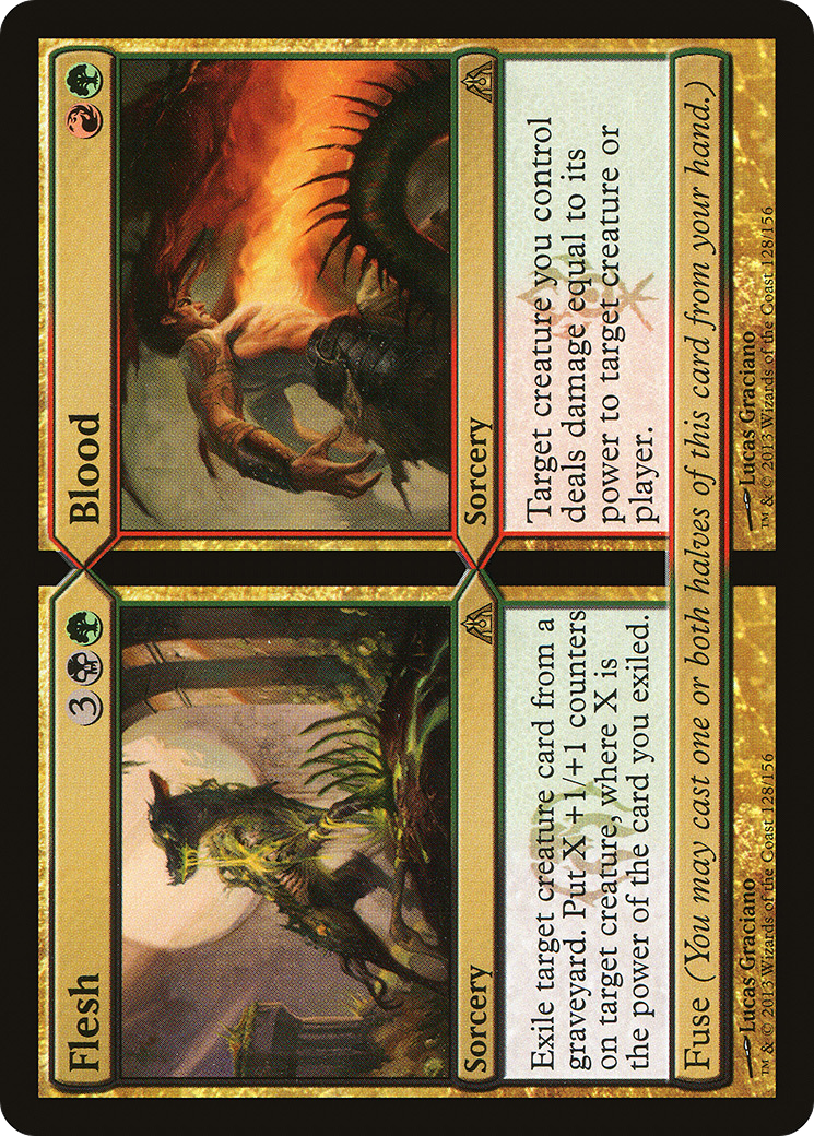 Flesh // Blood (128) - Dragon's Maze