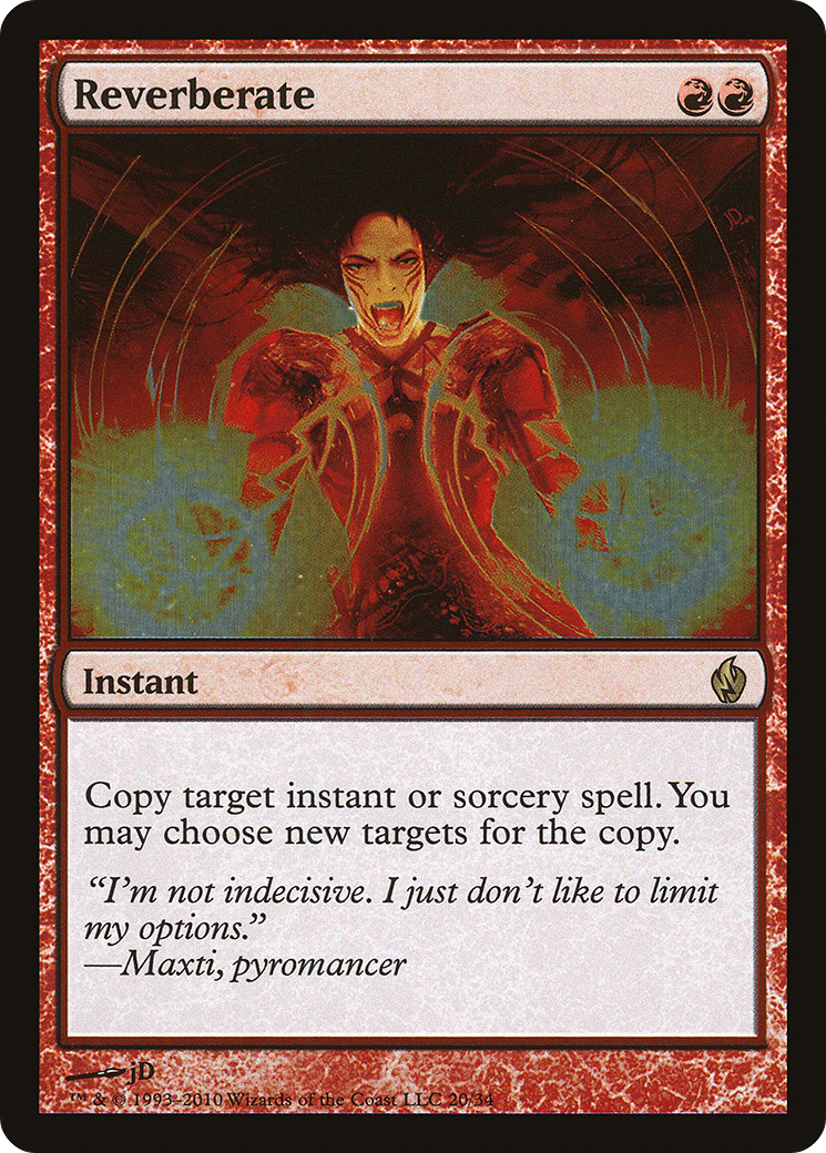 Reverberate (020) Foil - Premium Deck Series: Fire and Lightning