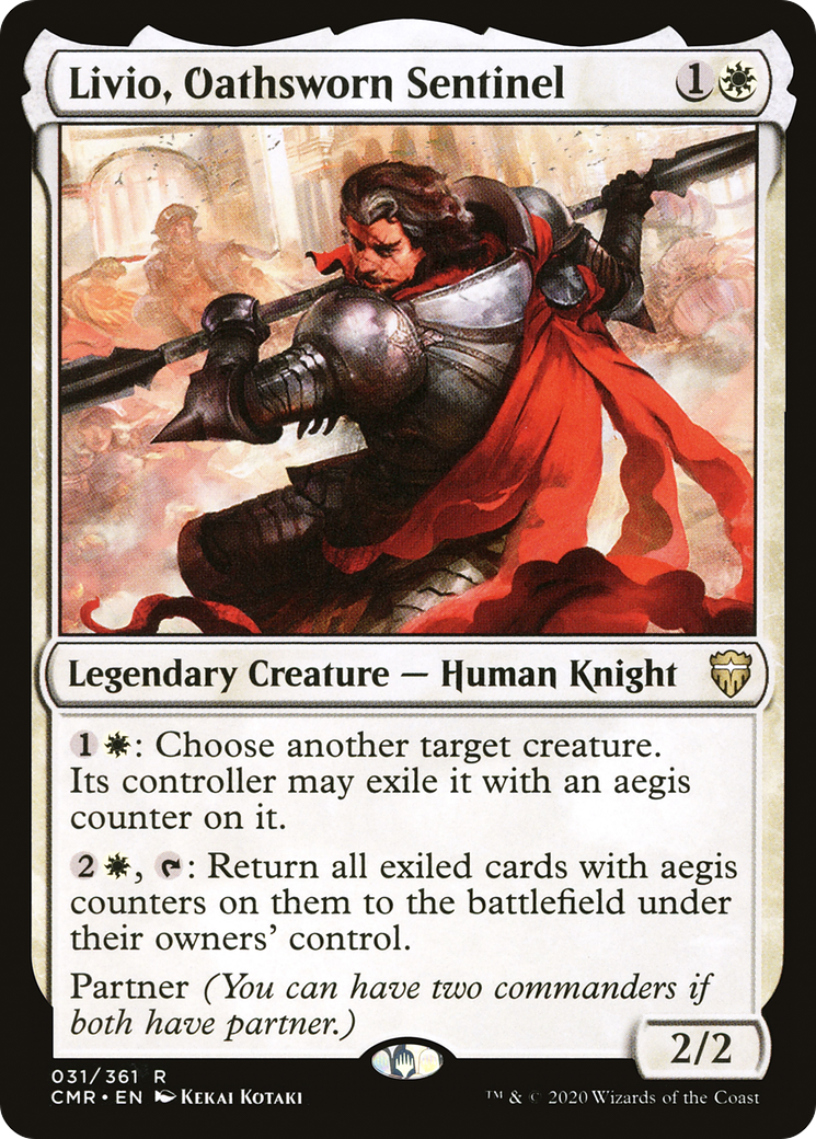 Livio, Oathsworn Sentinel (031) - Commander Legends
